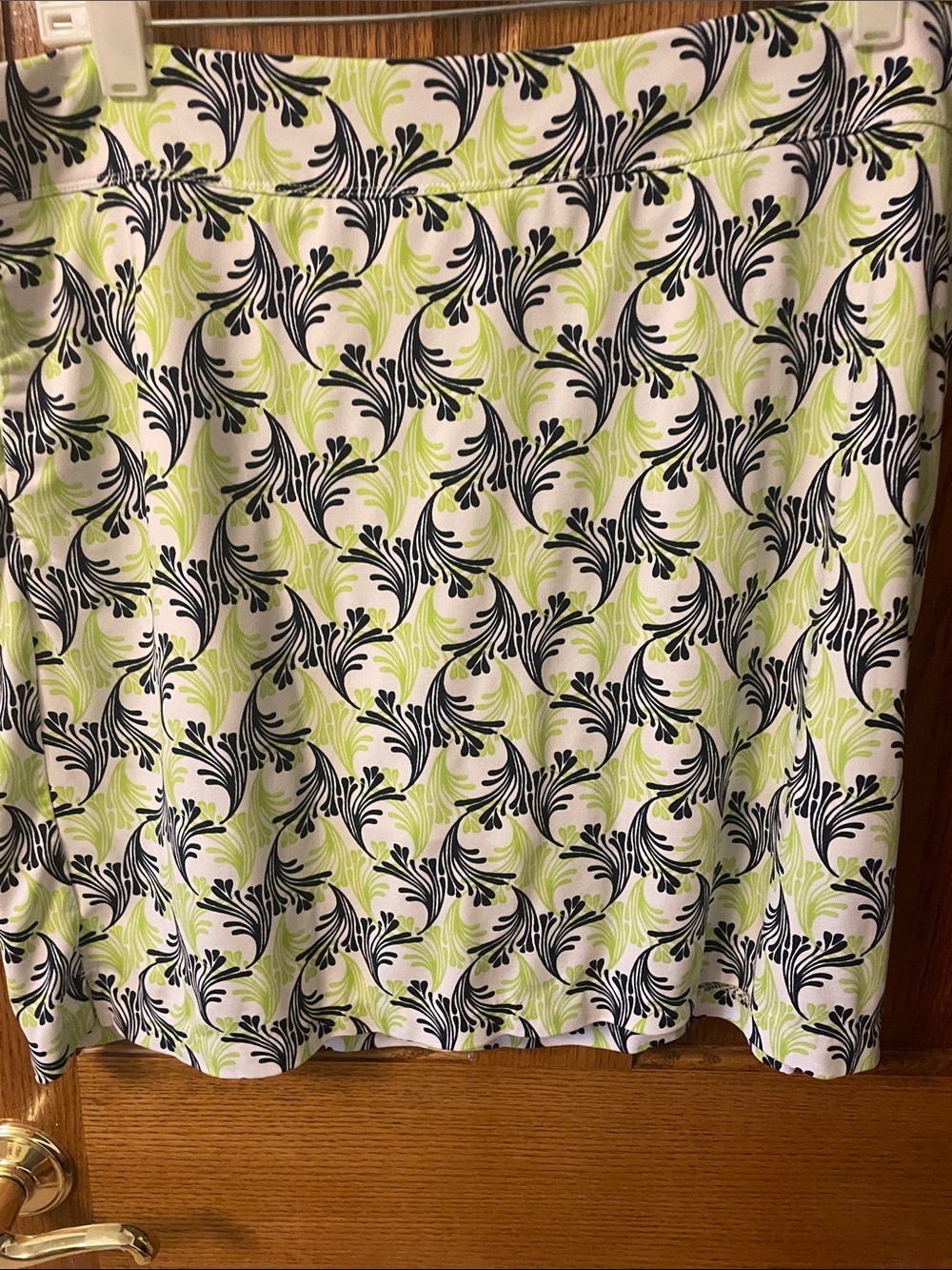 Greg Norman Collection Navy and Lime Skory